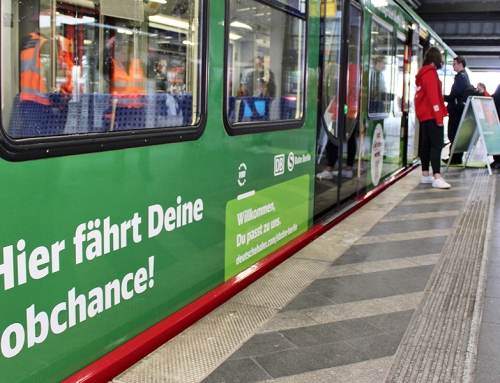 So kommen Karrieren ins Rollen  S-Bahn Berlin-Bewerbungszug auf erfolgreicher Rekrutierungsfahrt 